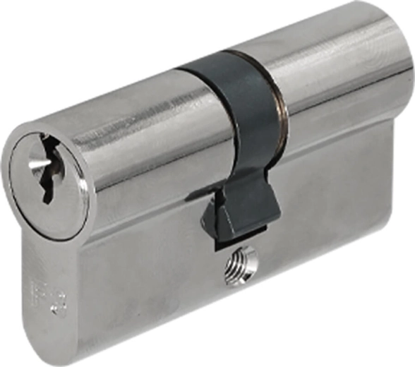 Cylindrisk byggelås 40/45 nikkel ISEO F3