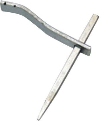 Facadekrampe, galvaniseret 140 mm