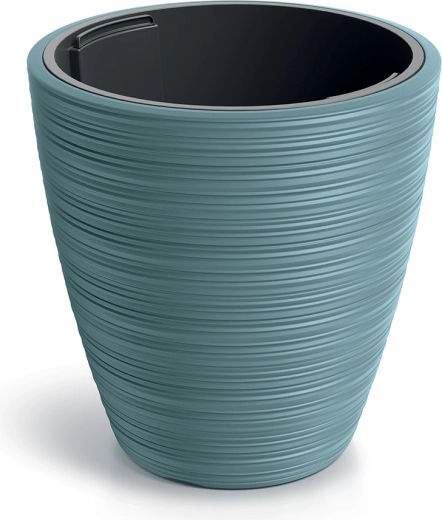 Urtepotte VENA ROUND med indsats, skandinavisk blå 19,8 cm