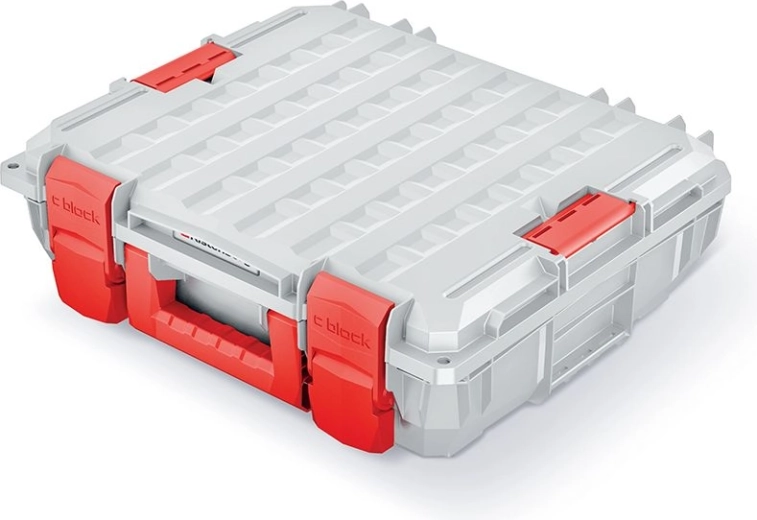Værktøjskasse C Block Pro Limited Edition 45 × 38 × 13,5 cm grå med skumindlæg