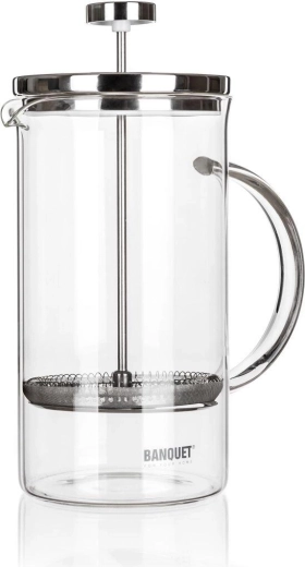 Kaffekande Connie 1 l glas og rustfrit stål