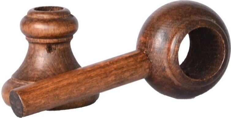 Træholder til gardinstang – valnød