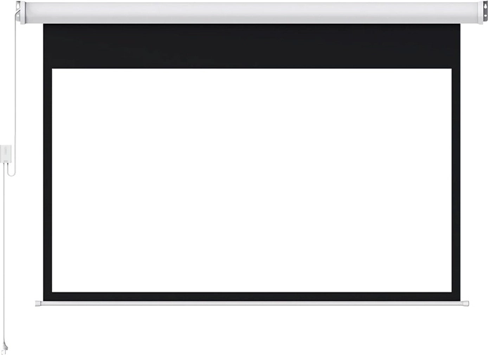 BlitzWolf elektrisk projektionslærred 100" til væg/loft BW‑VS13