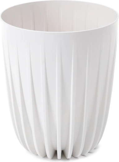 MIRA urtepotte 14,5 cm af genanvendt plast – hvid