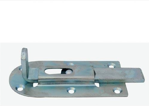 Lige galvaniseret skudrigle 125 mm (pakke 10 stk)