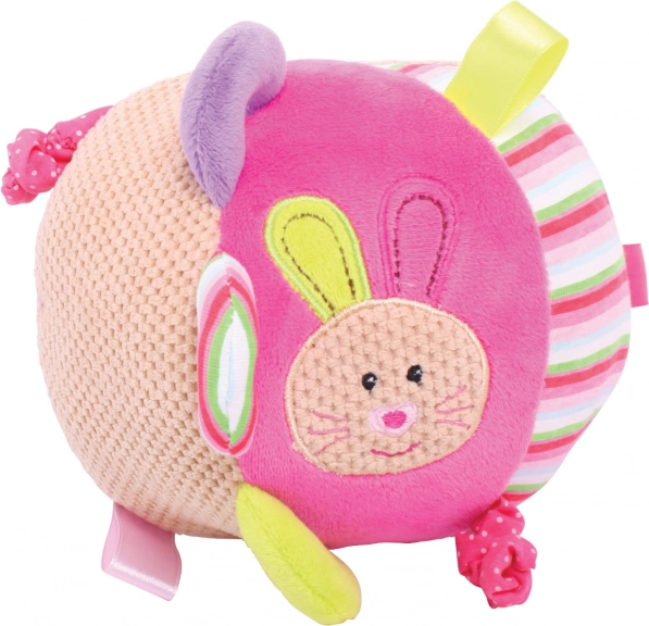 Tekstil motorikbold til babyer Kaninen Bella