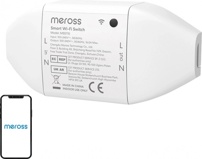 Smart WiFi-afbryder Meross med Matter-understøttelse