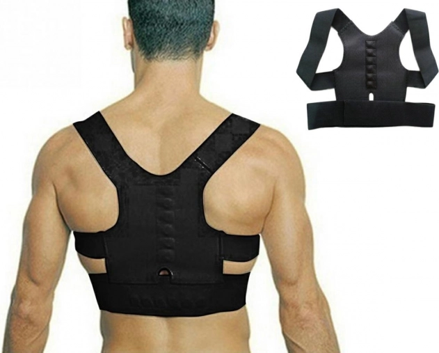 Magnetisk kropsholdningskorrigerer sort