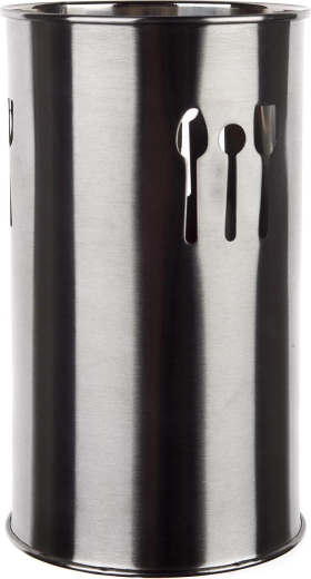 Rustfrit stål holder til køkkenredskaber 10 × 18,5 cm