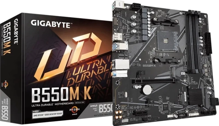 Gigabyte bundkort B550M K til AM4 mATX