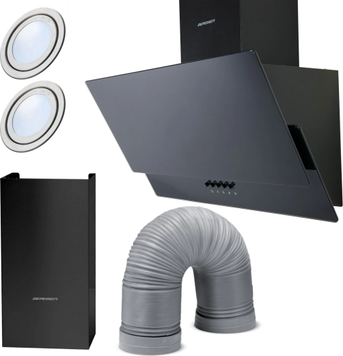 Skorstenemhætte 60 cm Berdsen BT-211, sort