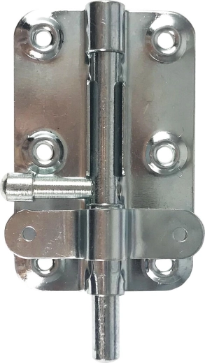 Kort dørhaspe galvaniseret 95/135 mm K 101 på blister