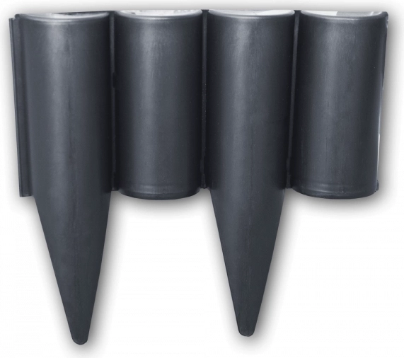 Plastpalissade PALGARDEN grå 12,5 cm x 2,5 m