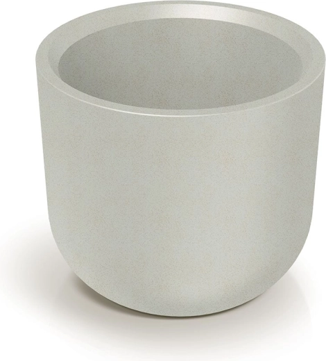 Molta Round High blomsterkrukke 40 cm – sandfarvet