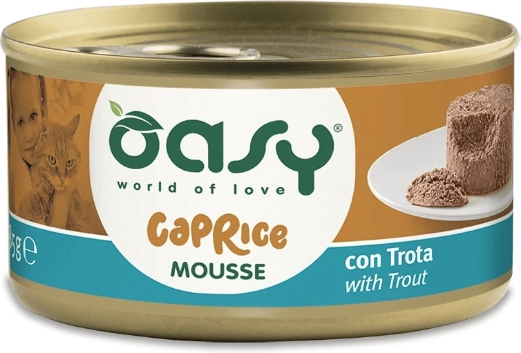 oasy caprice mousse med ørred 85 g