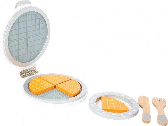 Træ-vaffeljern med tilbehør small foot