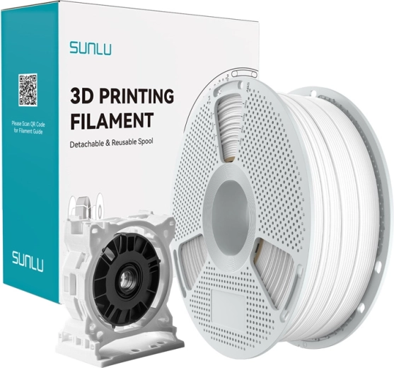 Sunlu PC-ABS filament hvid 1,75 mm 1 kg