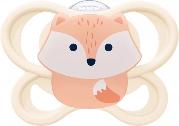 NUK sut Bold Perfect Match Air Fox 0–6 m, silikone