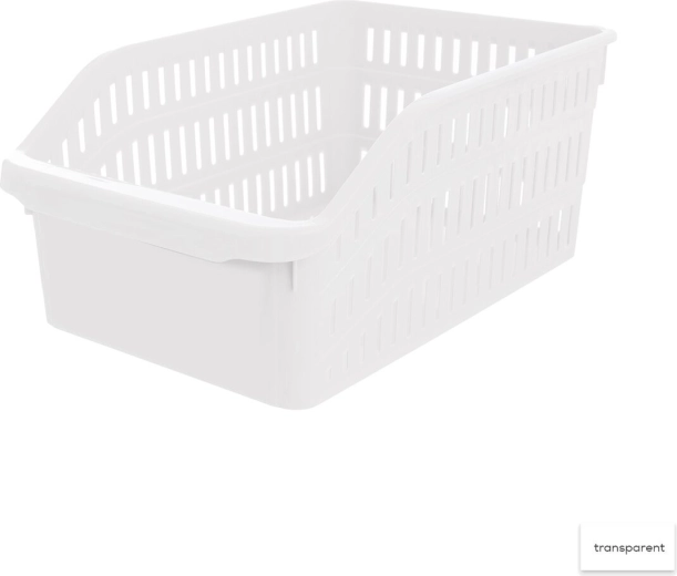 Organizer Tina – plastkurv 20 × 30 × 13 cm, mix af farver
