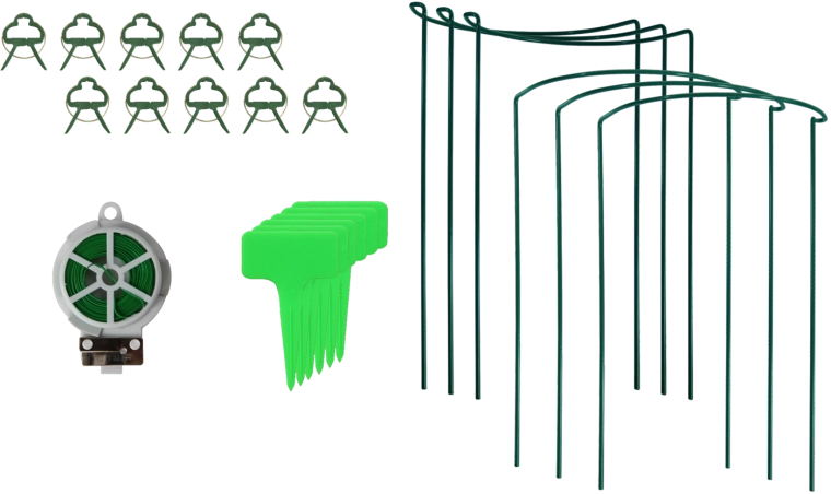 Haveplante-støtte 21 × 35 cm med tilbehørssæt