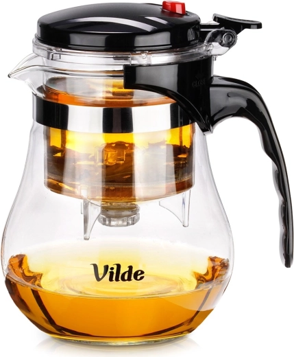 Glaskande med udløseligt tefilter 1,15 l