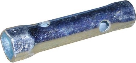 Dobbeltendnøgle rørformet 17–19 mm, galvaniseret