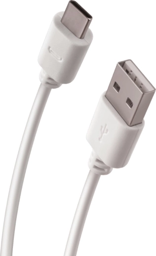 Forever kabel USB – USB‑C 1 m, 2 A, hvid