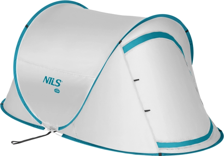 Selvopslående strandtelt NILS Camp, grå