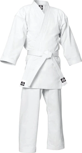 Børne-kimono DBX BUSHIDO kids pro karate med hvidt bælte