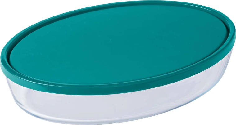 Glasfad Pyrex med låg 3,1 l (35 × 24 × 6 cm)