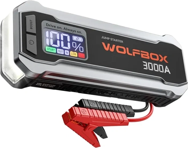 Startbooster WOLFBOX MegaVolt 16 16.000 mAh 3.000 A