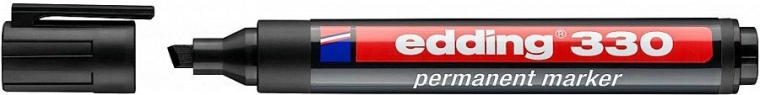 Permanent marker Edding 330, sort