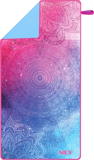 Hurtigttørrende mikrofiberhåndklæde NILS Camp Mandala 160 × 80 cm