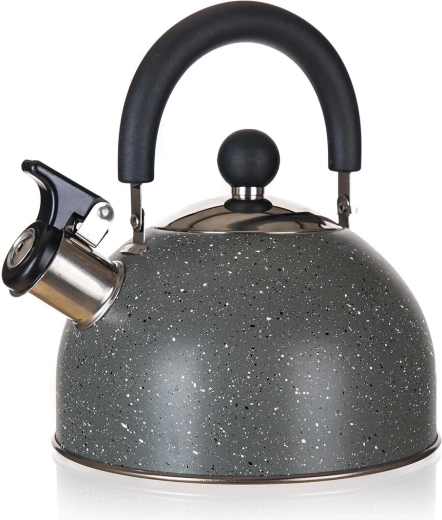 Piftende elkedel i rustfrit stål Granite Grey 1,7 l