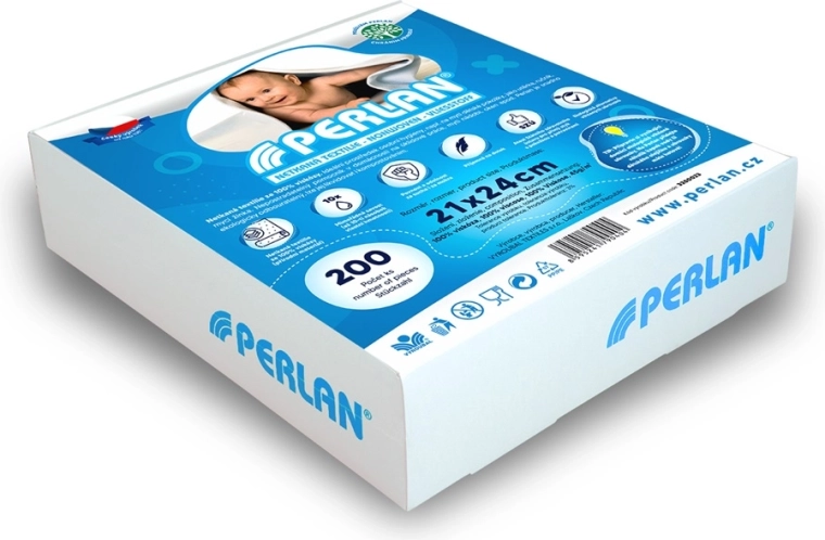 Perlan nonwoven klude 21 × 24 cm, 200 stk