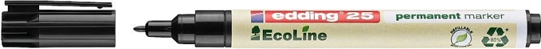 Permanent marker Edding 25 EcoLine, sort