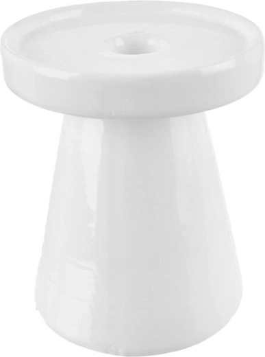 Hvid porcelænslysestage