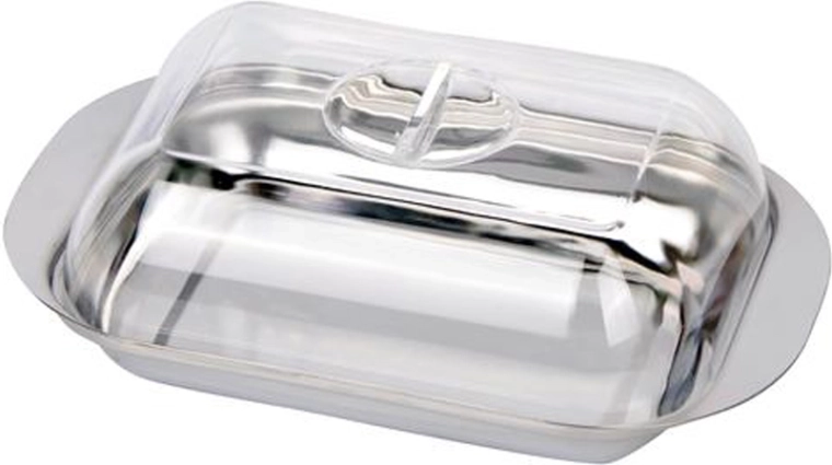 Smørboks TORO af rustfrit stål og plast