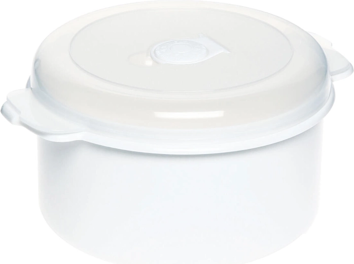 Skål til mikrobølgeovn 1,5 l med ventil og datomarkør