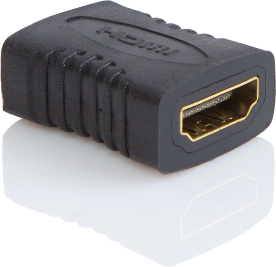 Forgyldt HDMI-adapter HDMI-hunstik til HDMI-hunstik