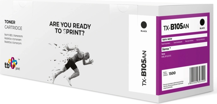 Sort toner TX-B105AN til Xerox B105/B110/B115