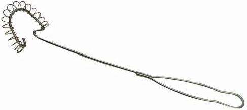 Piskeris i rustfrit stål 70 mm med håndtag i rustfrit stål