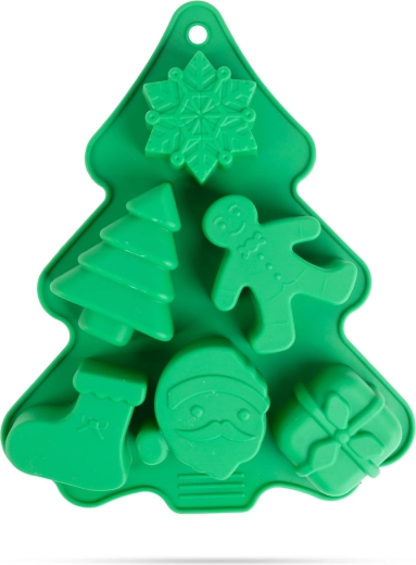 Silikonejulebageform 22 × 18,5 × 2,5 cm