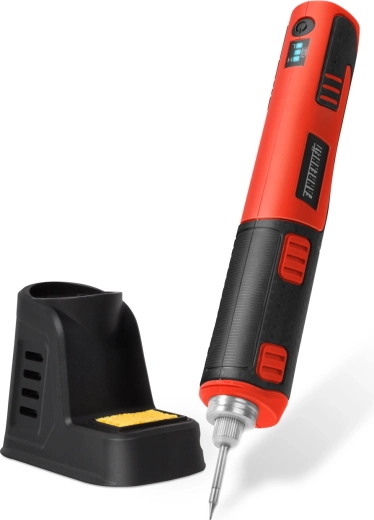 Genopladelig USB-C-loddekolbe med rensesvamp