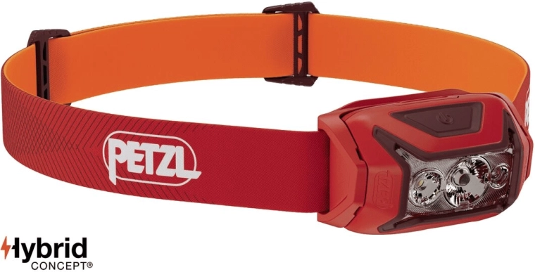 Petzl Actik pandelampe 450 lm, rød