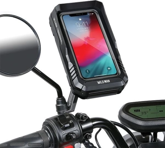 Wildman telefonholder og rammetaske til cykel FK3 sort