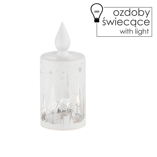 LED-lys hvid 7,5 × 17 cm