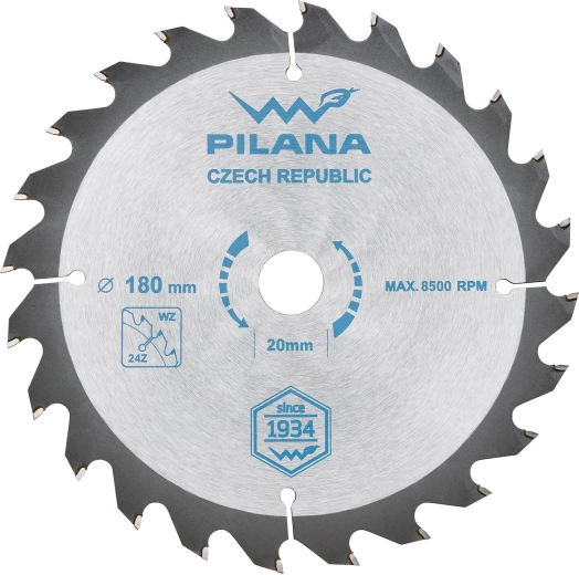 Rundsavsklinge PILANA SK 5255 WZ 180 mm, 24 tænder