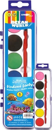 Vandfarver Ocean World – 6 farver