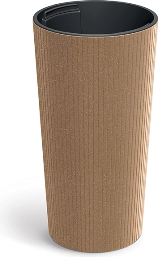 Blomsterkrukke Lamia Slim Eco Wood 20 cm naturo